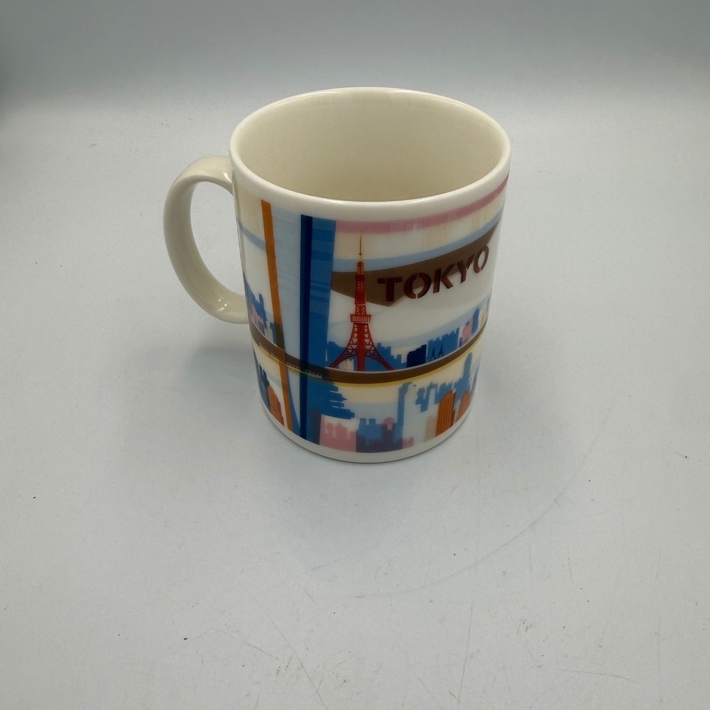 Starbucks Tokyo City Mug 2013 Global Icon Series Collector Japan Skyline Ceramic